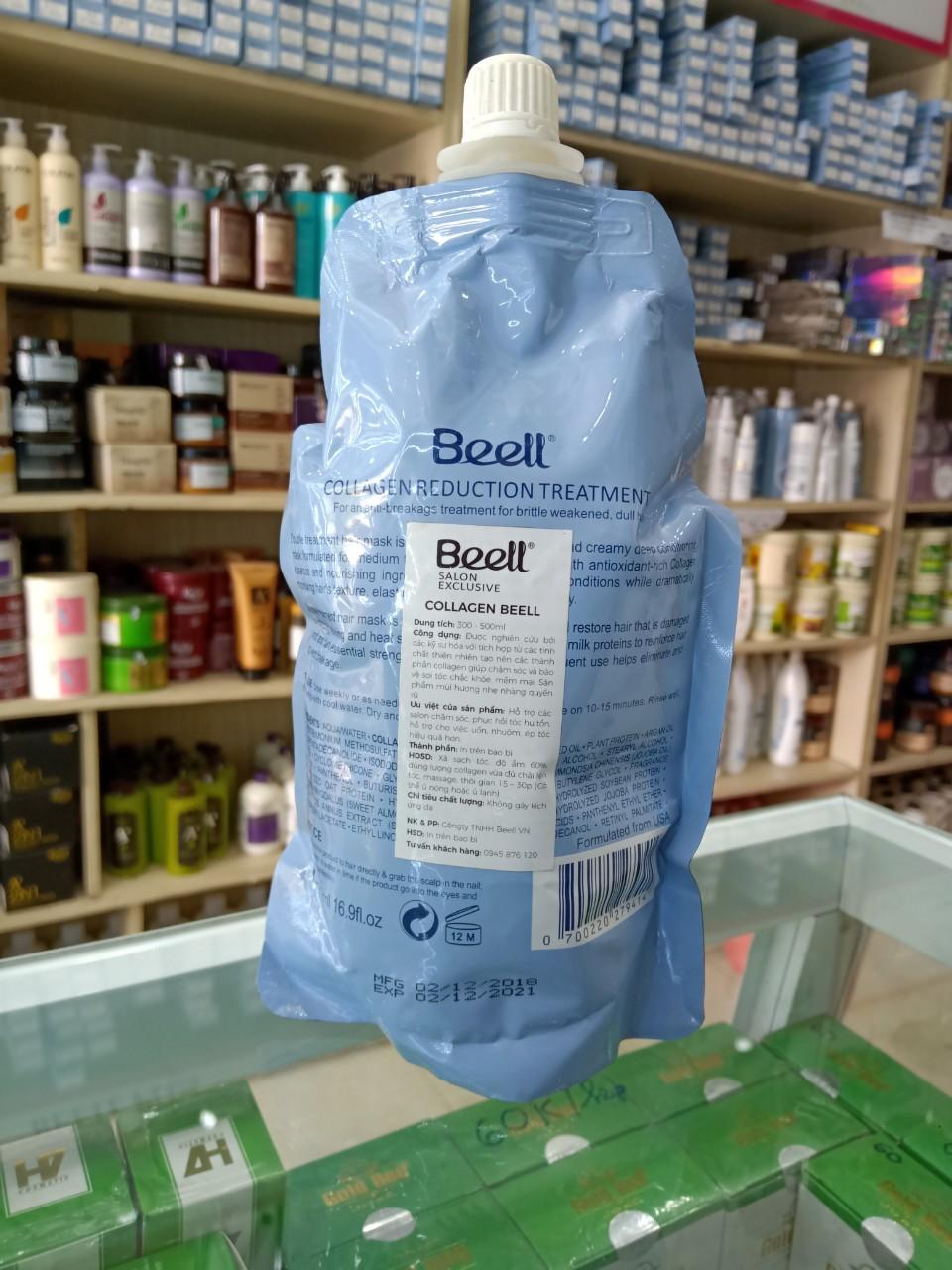 Hấp phục hồi COLAGEN BEELL 500ml