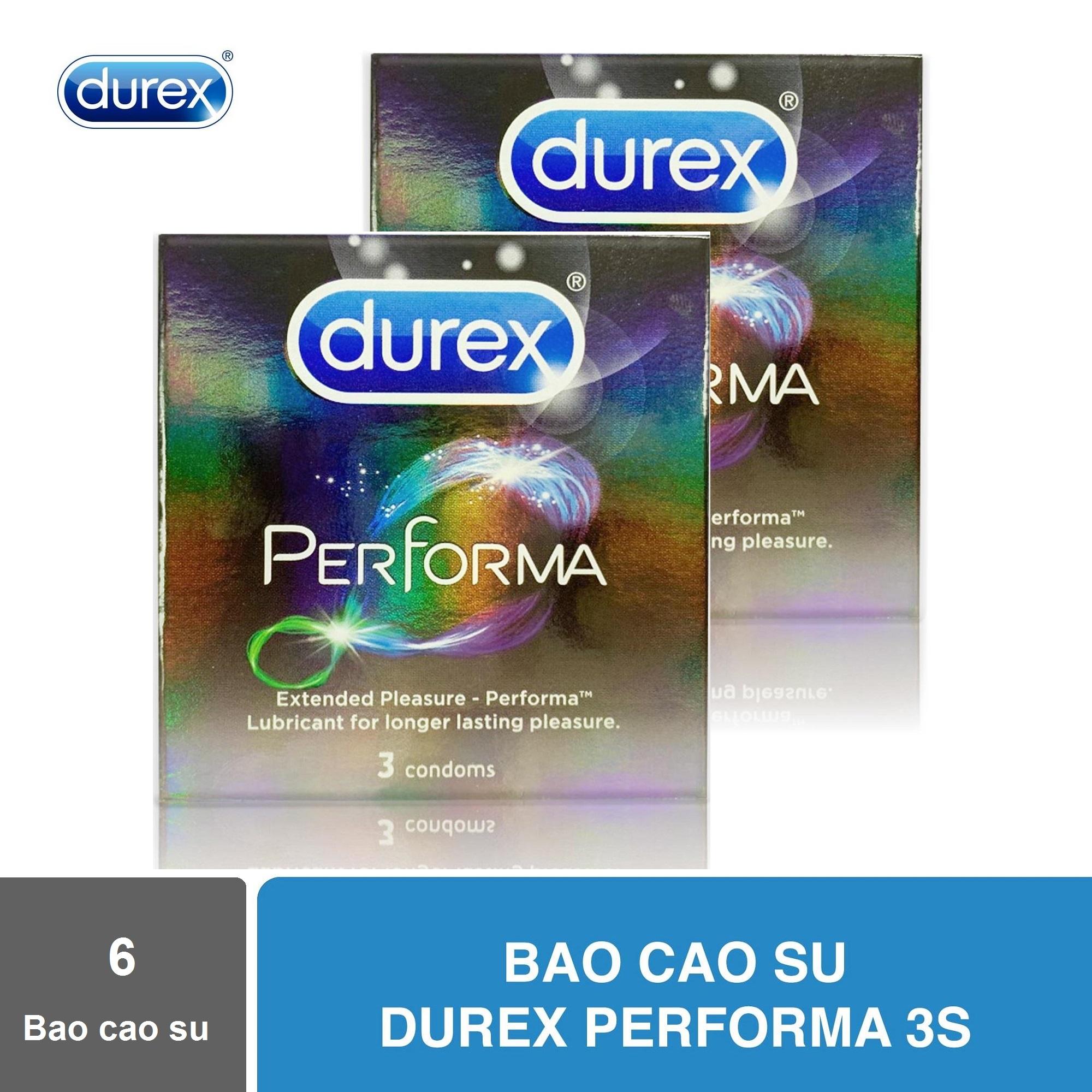 Bộ 2 Bao cao su Durex Performa 3 bao [ Che tên sản phẩm ]