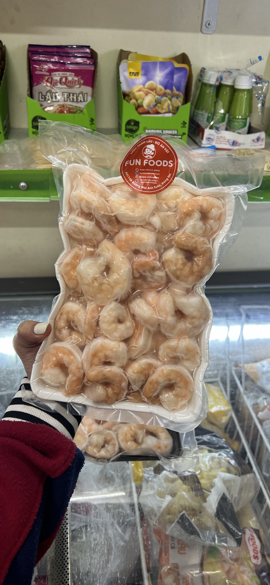 Nõn tôm hấp sơ tươi ngon 500g