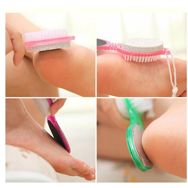 Dụng cụ chà gót chân 4 in 1 BẰNG ĐÁ BỌT BIỂN