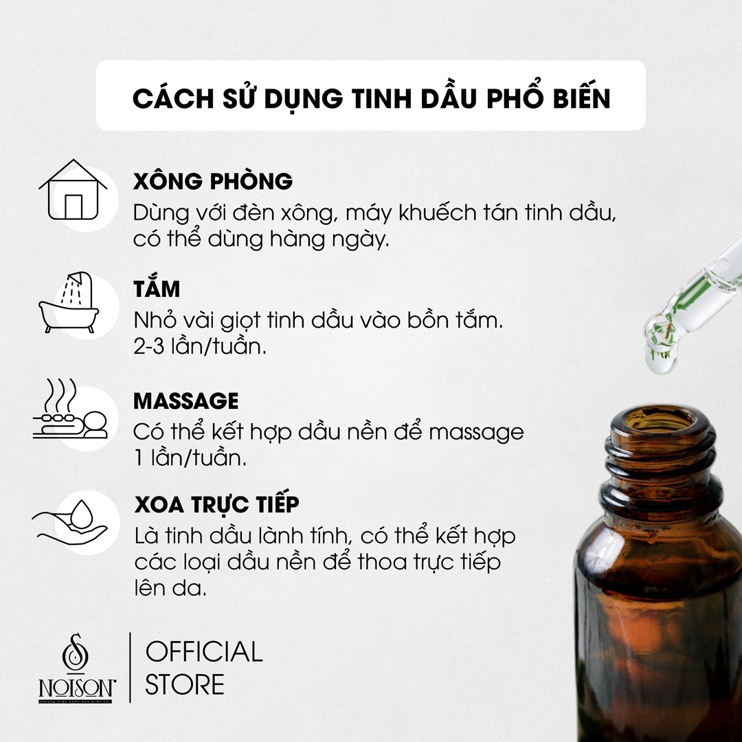 [HCM][CHAI LỚN] Tinh dầu Quế Noison 100ML | Cinnamon Essential Oil | Nhập khẩu Ấn Độ