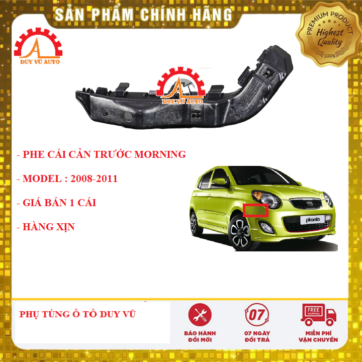 Phe cài cản trước kia morning đời 2008-2011