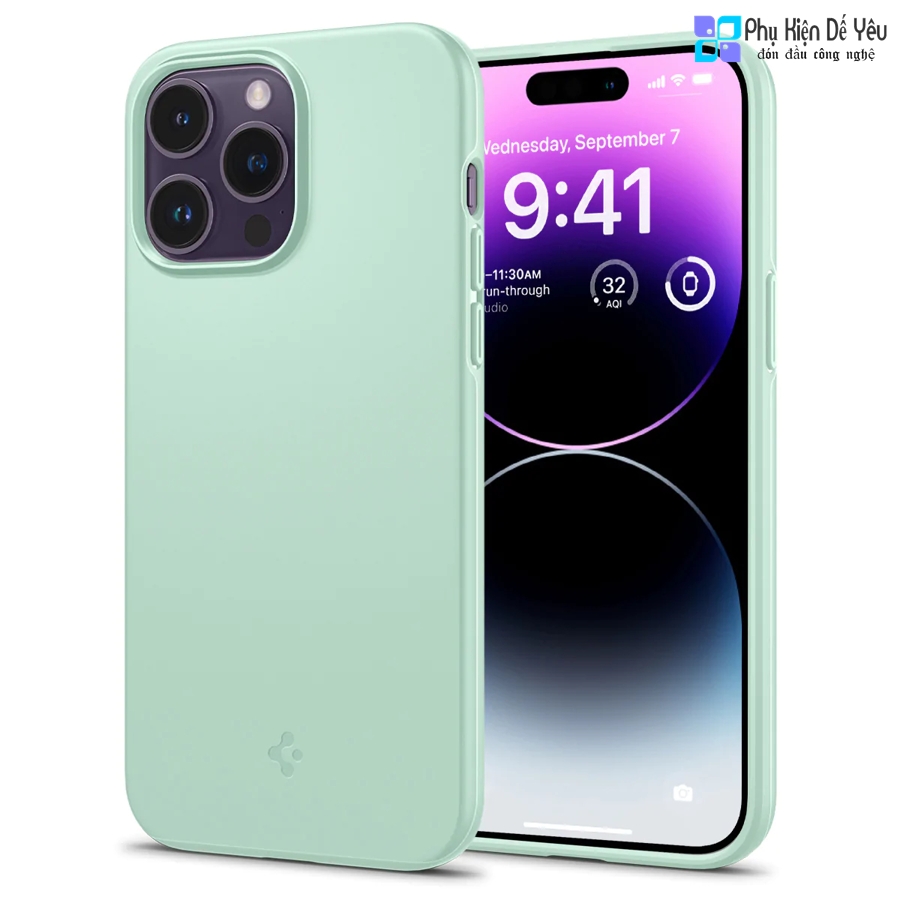 Ốp Spigen Thin Fit cho iPhone 14 Pro Max/ 14 Pro/ 14 Plus/ 14 (Phân phối chính hãng, bảo hành 12 tháng)