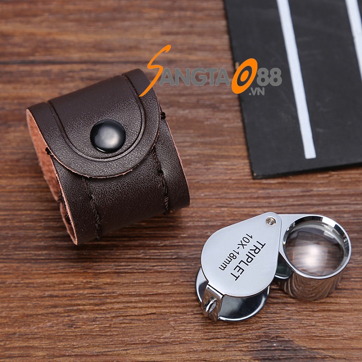 Kính lúp 10X móc khóa cao cấp 7007