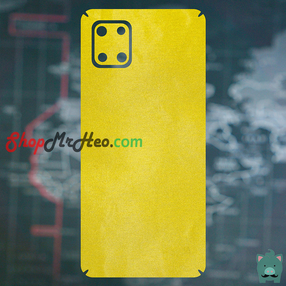 [HCM]Skin Dán Mặt Sau Lưng Vân Nhôm Samsung Galaxy Note 10 Lite - S10 Lite