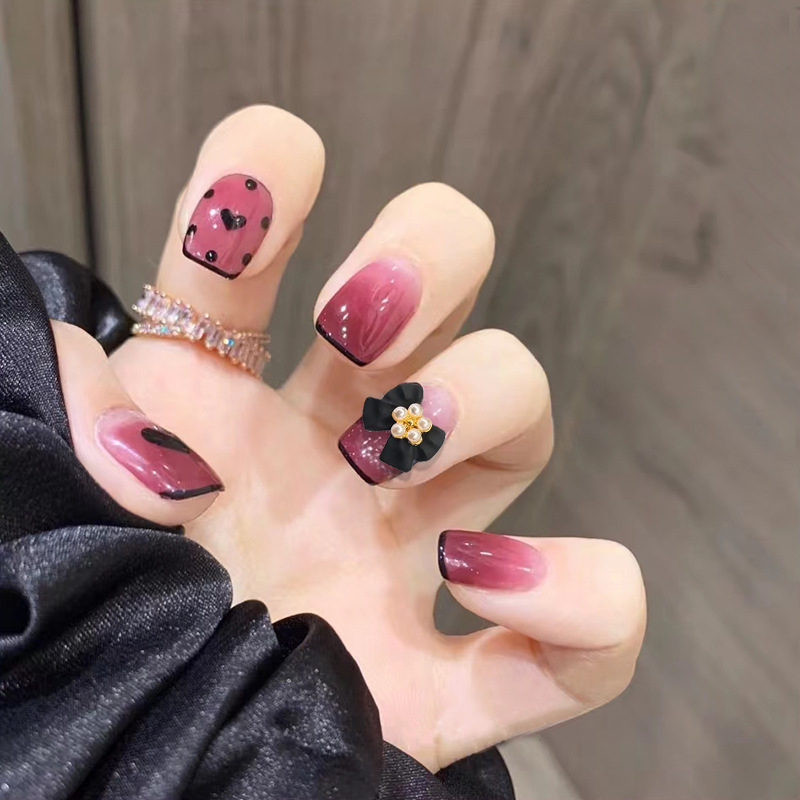 [Ảnh thật] Charm Đá Vàng Bạc Trang Trí Đính Móng 6B