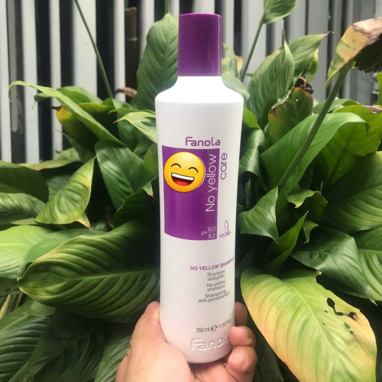 Dầu gội tím FANOLA NO YELLOW, dầu gội khử vàng và giữ màu dành cho tóc tẩy 350ML