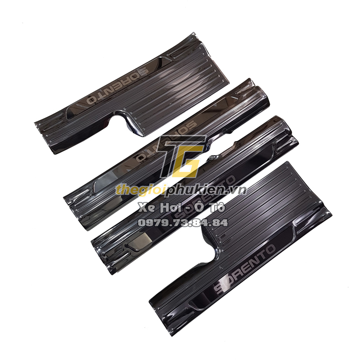 Bộ Ốp bậc cửa, Nẹp bước chân bên trong Kia Sorento 2021 – Mẫu Titan