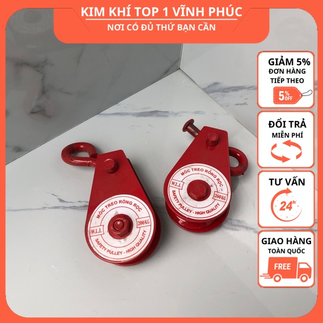 Ròng rọc  Móc treo ròng rọc các cỡ
