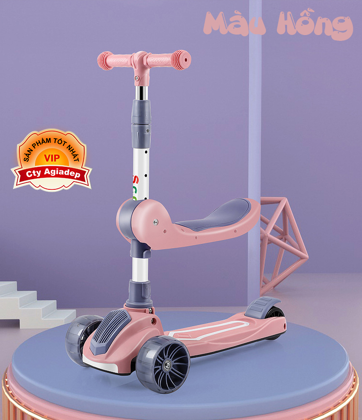 Xe đẩy chòi chân trẻ em xScooter đa năng có nhạc và ánh sáng