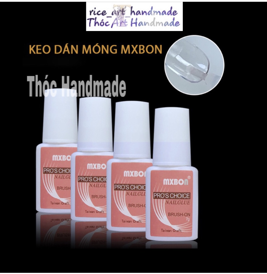 [Thóc Handmade] Keo dán móng giả (nailbox) , đính đá mxbon