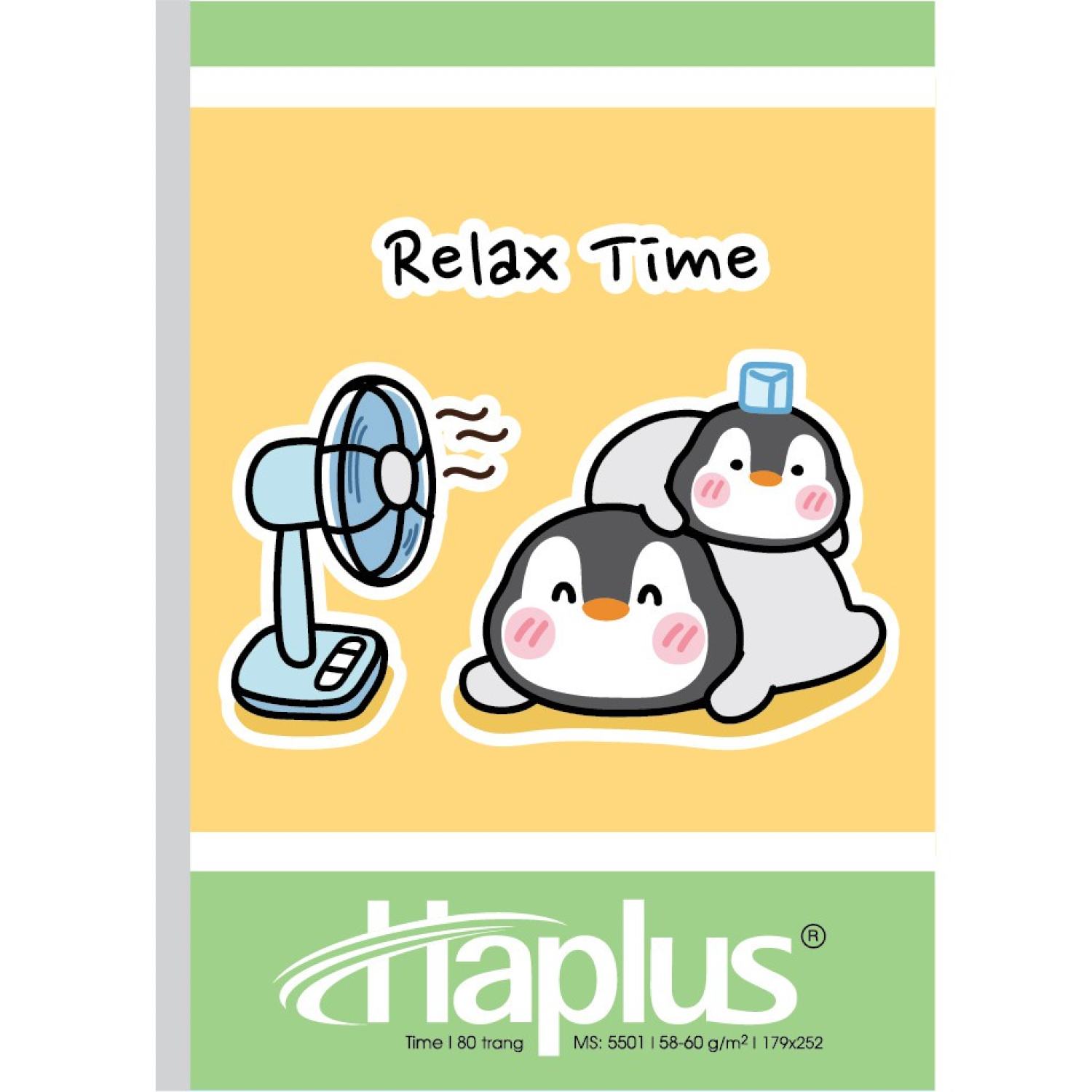 Vở Kẻ Ngang Haplus Time 80 trang