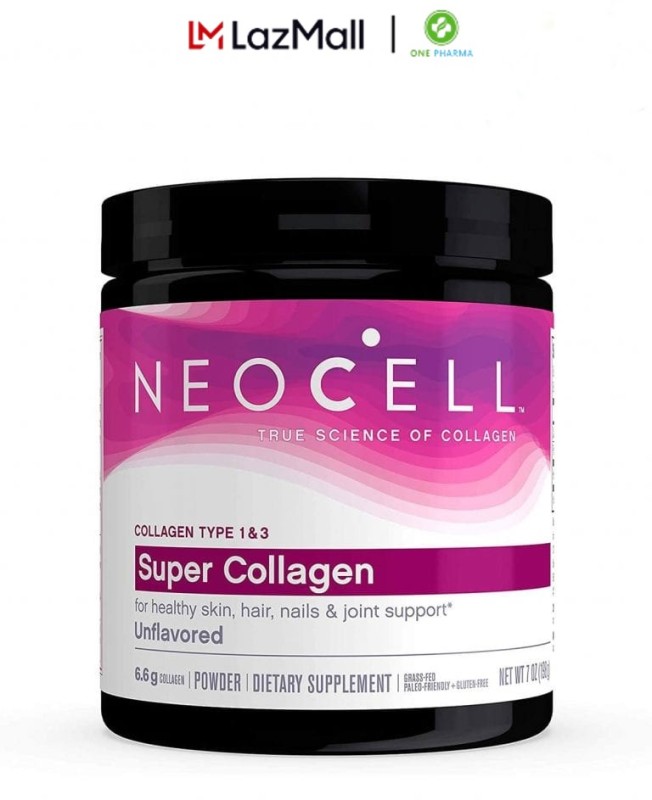 Collagen bột tác dụng nhanh Neocell Super Collagen 198g