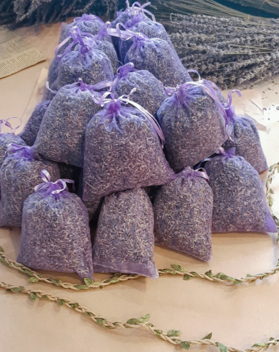 Túi thơm nụ hoa khô lavender (nụ hoa nhập pháp mùi thơm dai)