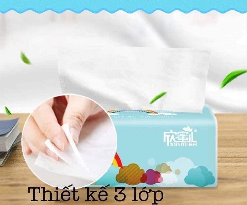 30 GÓI KHĂN GIẤY CẦU VỒNG XINMIE