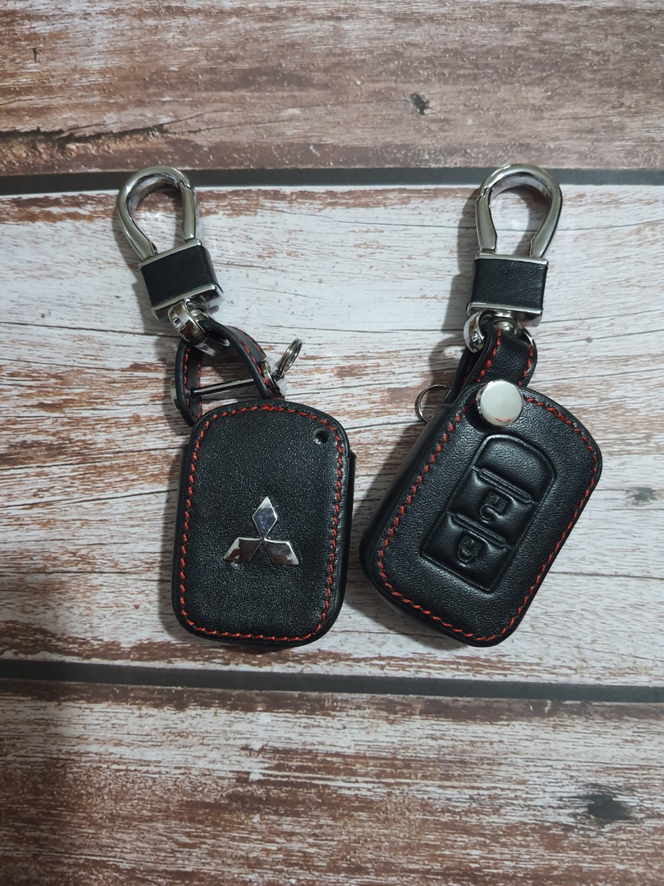 BAO DA CHÌA KHÓA MITSUBISHI BẢN CHÌA CƠ 2 NÚT