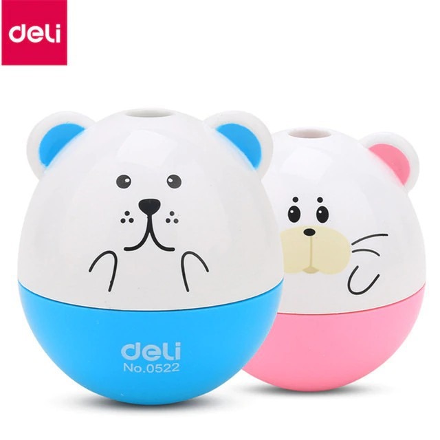 (1 Cái) Gọt chì mini Deli E0521 - hình con lật đật