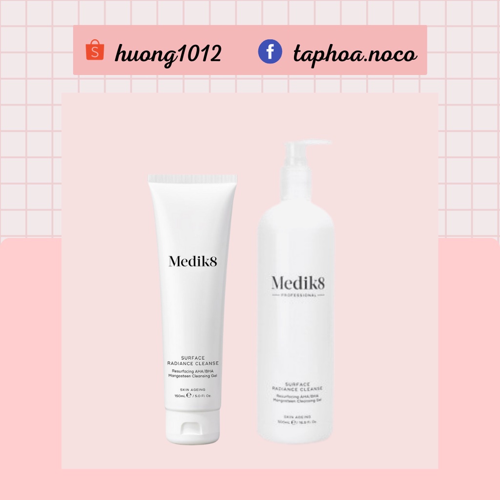 Sữa Rửa Mặt Medik8 Surface Radiance Cleanse