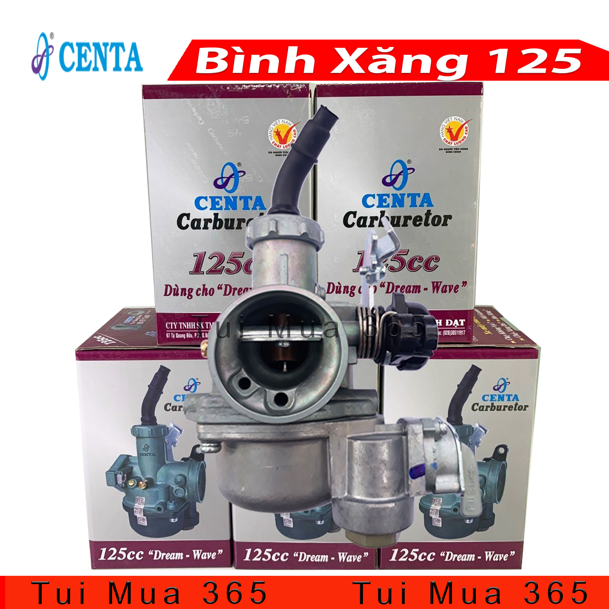 Bình Xăng Con ( Bộ Chế Hòa Khí ) Centa 125