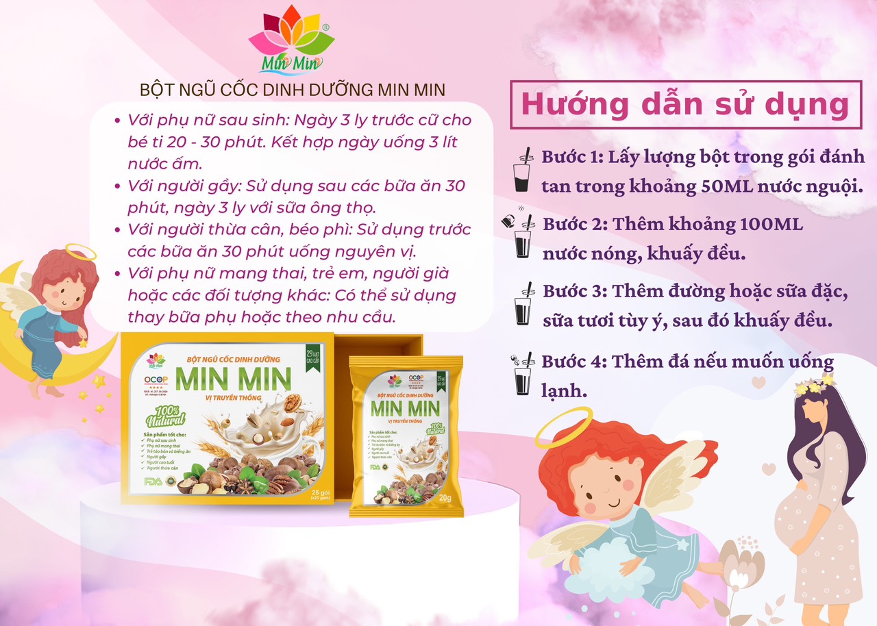 Ngũ Cốc Min Min 29 Loại Hạt-Ngũ Cốc Lợi Sữa,Bà Bầu(500gr)