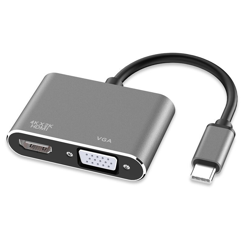 Cáp Chuyển Đổi USB TYPE-C Sang HDMI Và VGA - USB TYPE-C
