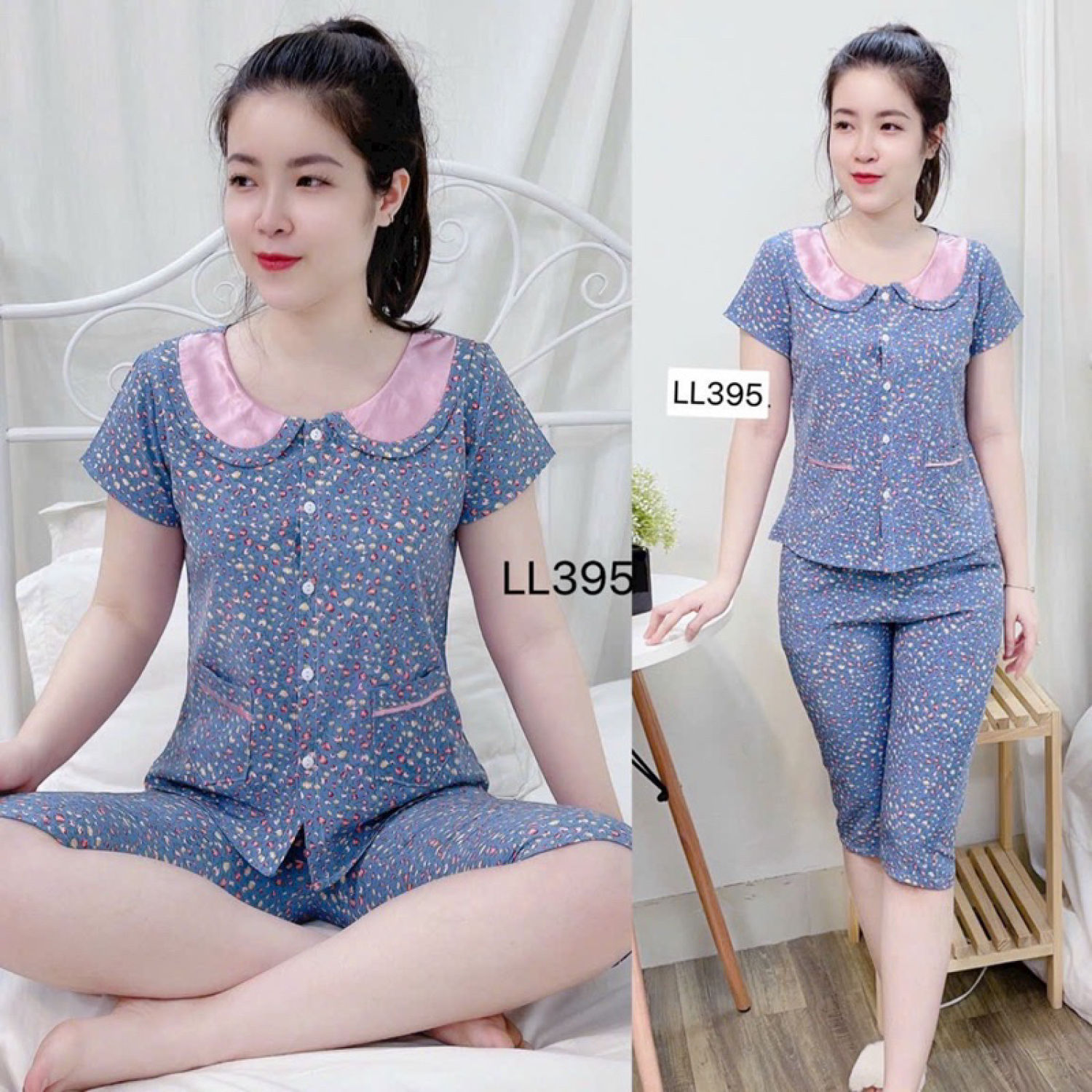 BỘ PIZAMA LỬNG LỤA THÁI CAO CẤP CLOVER