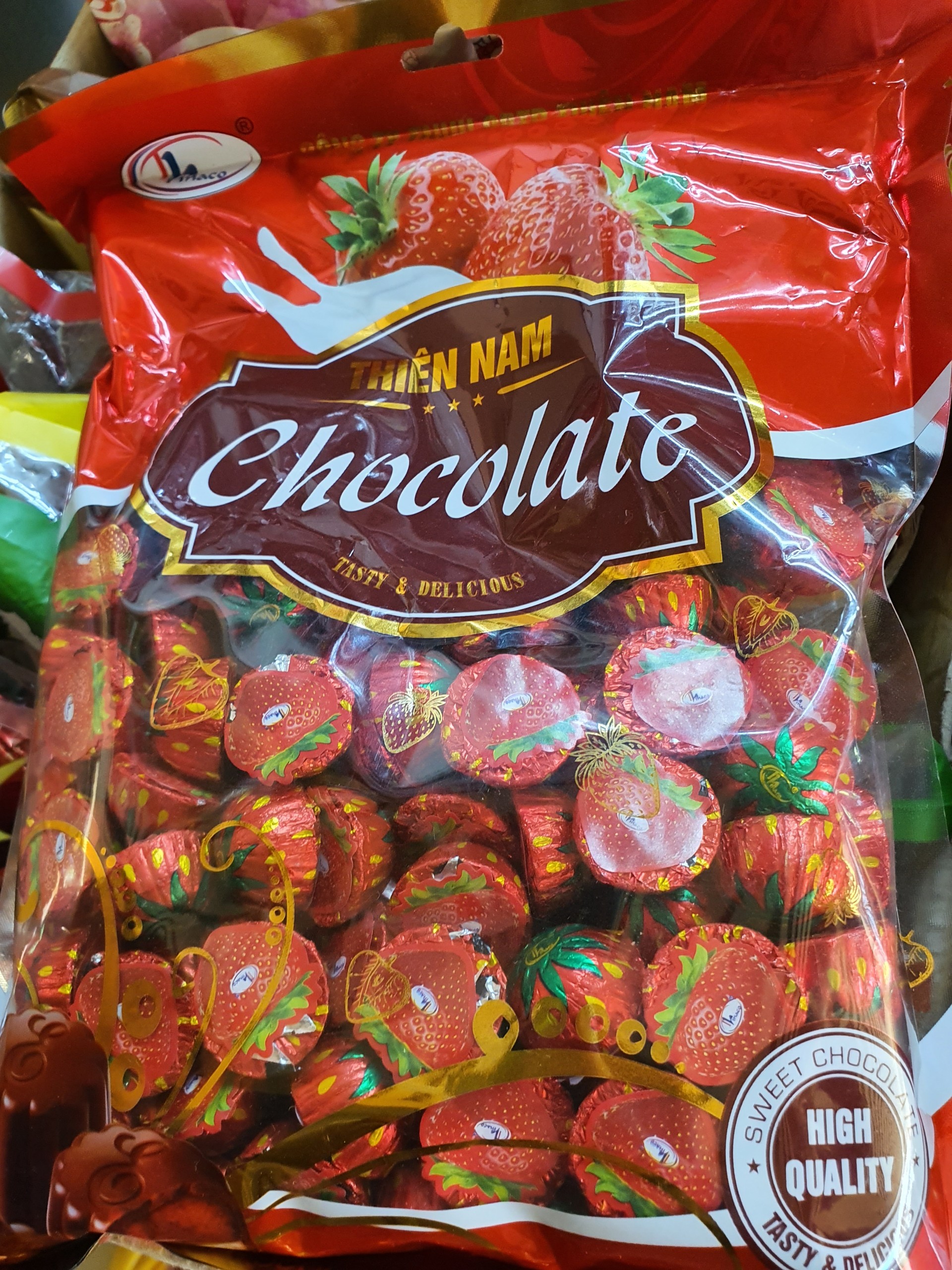 socola hình trái dâu tây 1kg