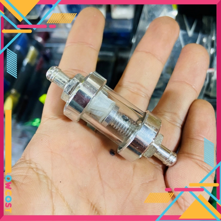 Lọc xăng thủy tinh cho xe máy