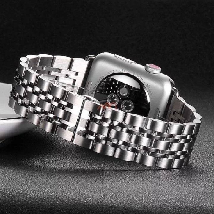 Dây kim loại 2 màu apple watch seri 1 2 3 4 5