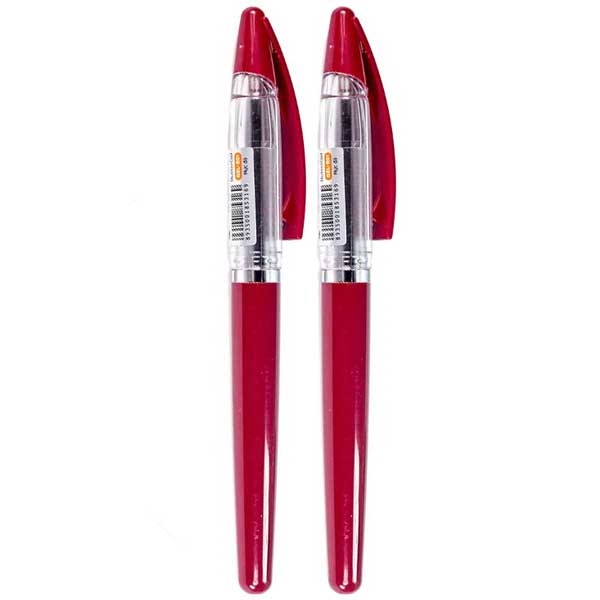 Vỉ 2 bút gel thiên long gel-b01 - mực đỏ
