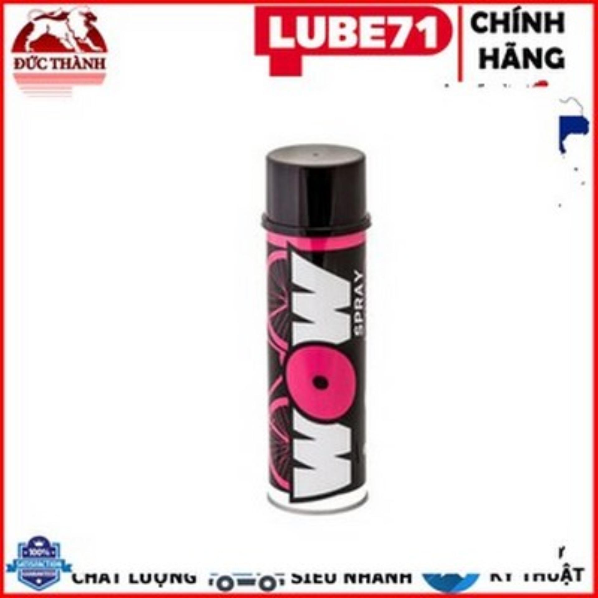 Chai xịt vệ sinh sên cực mạnh LUBE71 WOW Spray 600ml