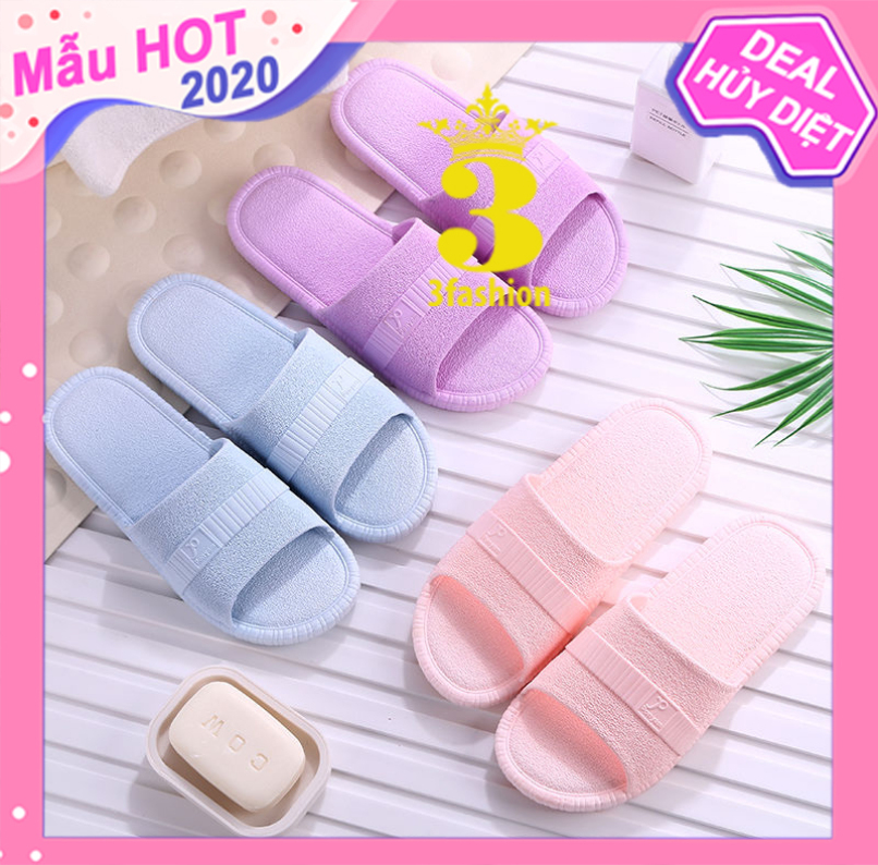 Dép Nhựa Cao Cấp Chống Thấm Nước Quai Ngang Ponyam Stye Hàn - 3189W giá rẻ