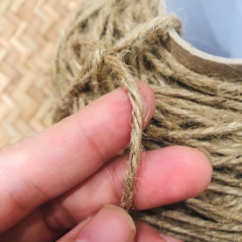 100m sợi 2mm dây đay (dây thừng/ gai / bố / cói) – trang trí handmade
