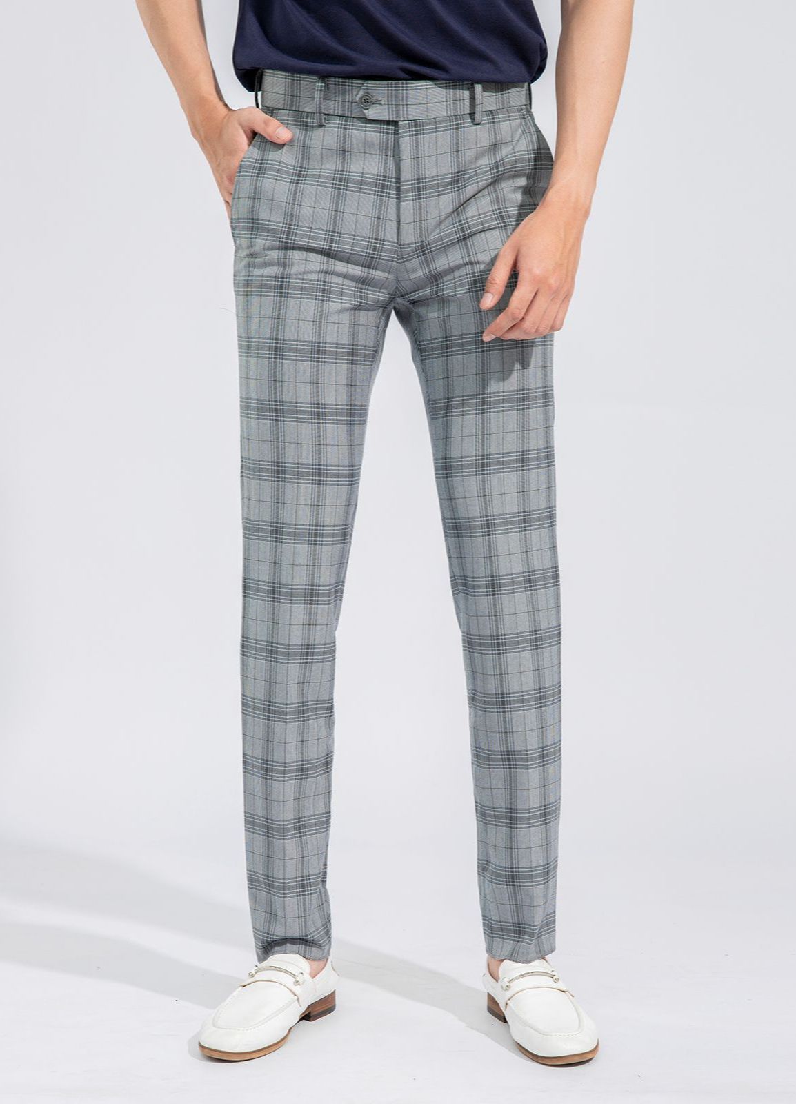 Quần âu nam ARISTINO dáng Slim fit ôm chống bám bụi, chống nhăn, thiết kế cơ bản với túi chéo 2 bên, màu sắc trung tính - ATR00201