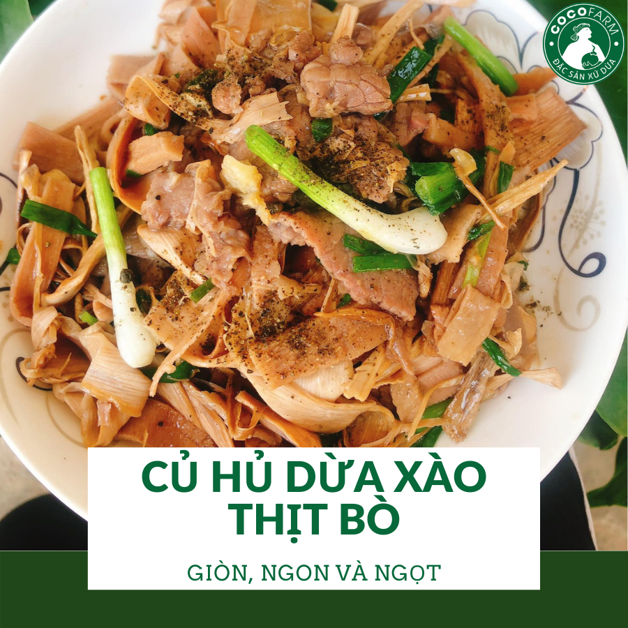 Củ hủ dừa sấy khô Cocofarm