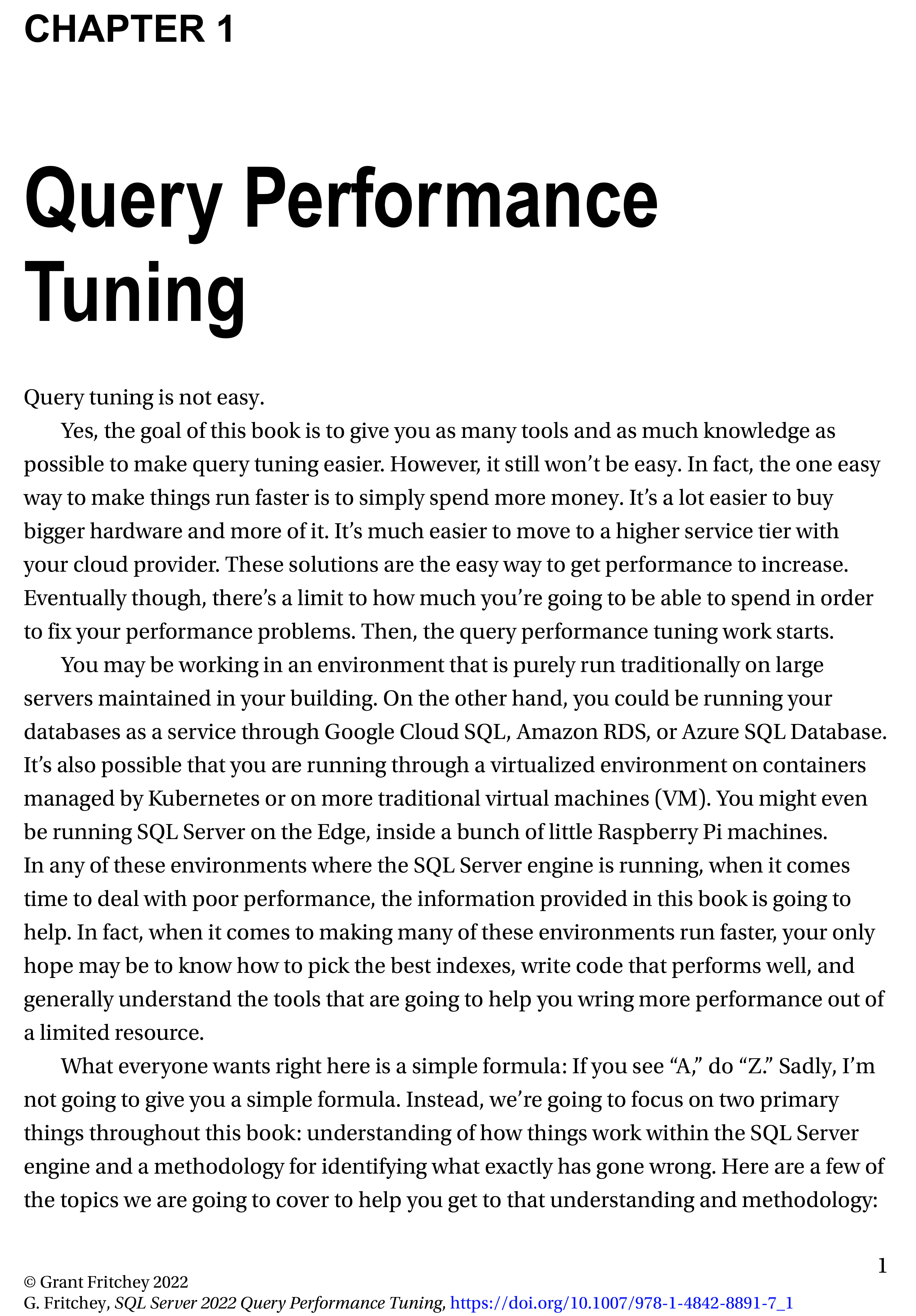 Sách SQL Server 2022 Query Performance Tuning Troubleshoot and Optimize Query Performance Sixth Edition