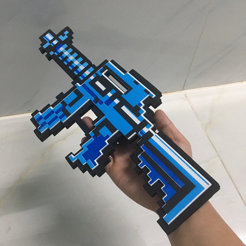 [HCM]Đồ chơi minecraft Sung máy kim cương