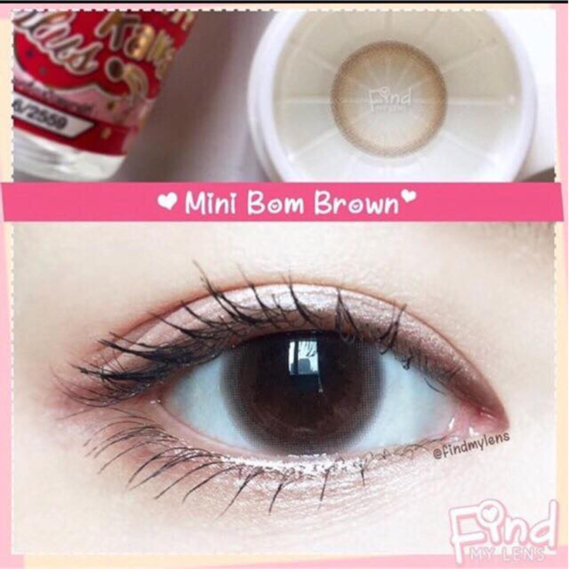 Lens nâu tự nhiên size nhỏ