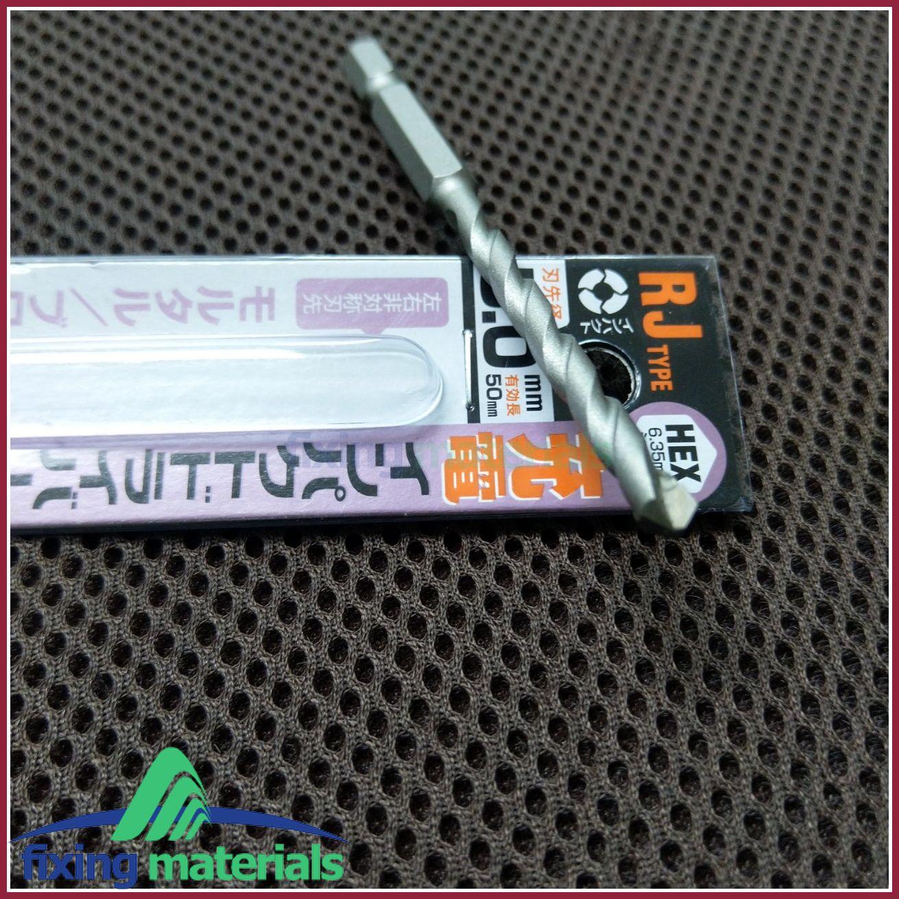 [HCM]Mũi khoan tường Unika RJ 3.0x90 (Đuôi lục giác 6.35mm dùng cho máy bắt vít)