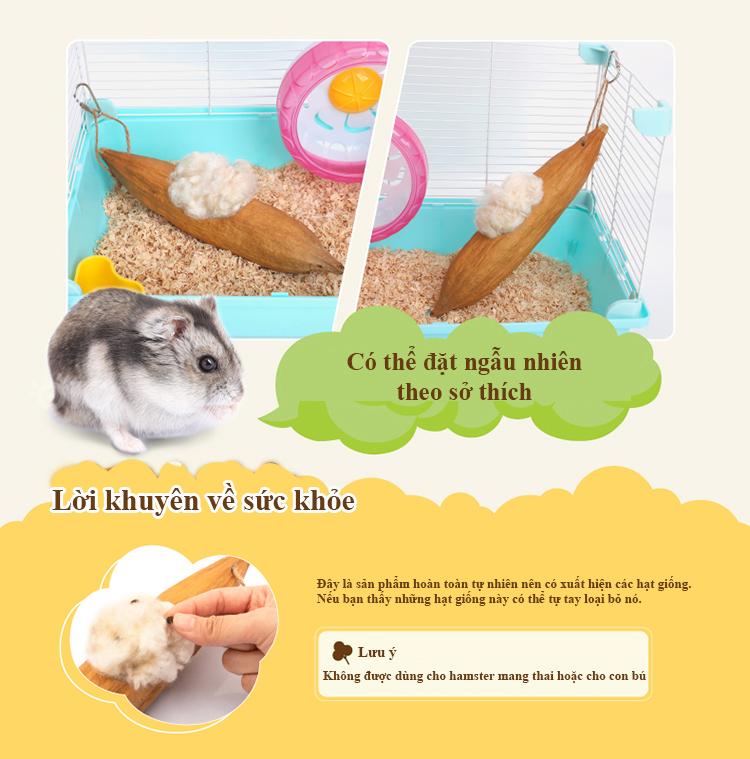 Nệm Gòn Cho Hamster