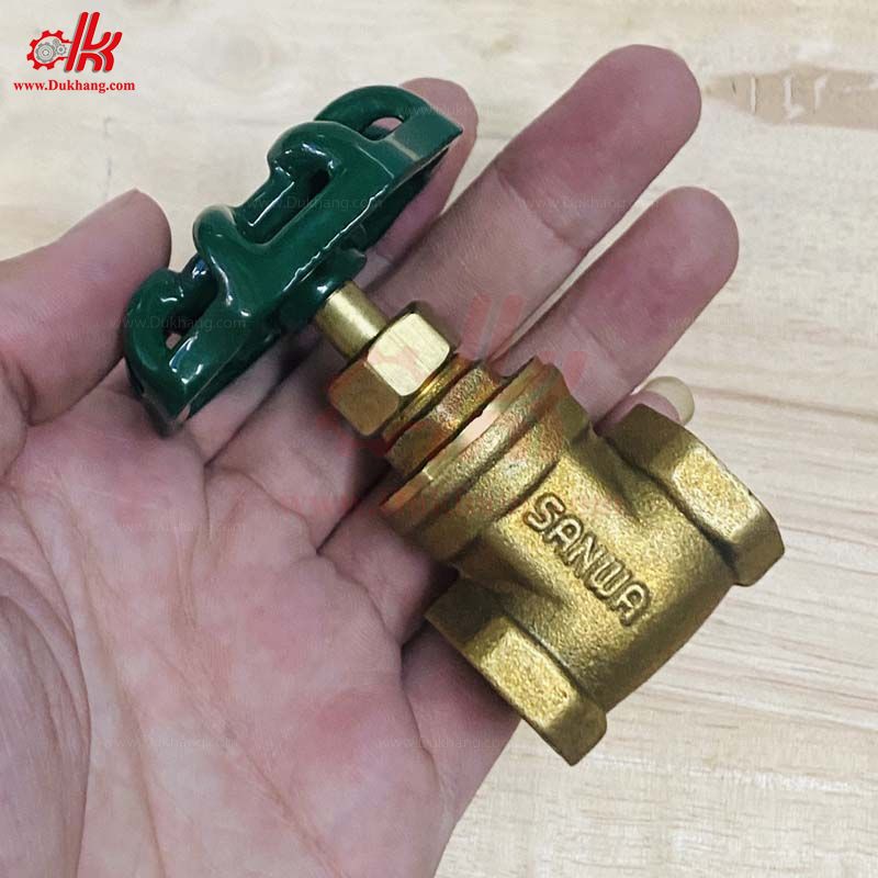 {Đủ mức ren} Van cửa đồng SANWA