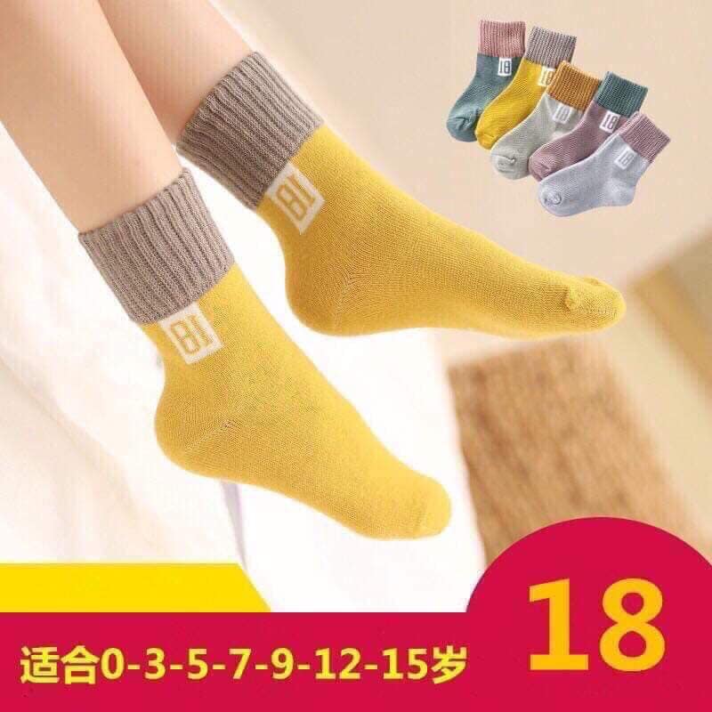 Combo 10 Đôi Tất Số 18, 19,20 Cho Bé Từ 4 Đến 6 Tuổi