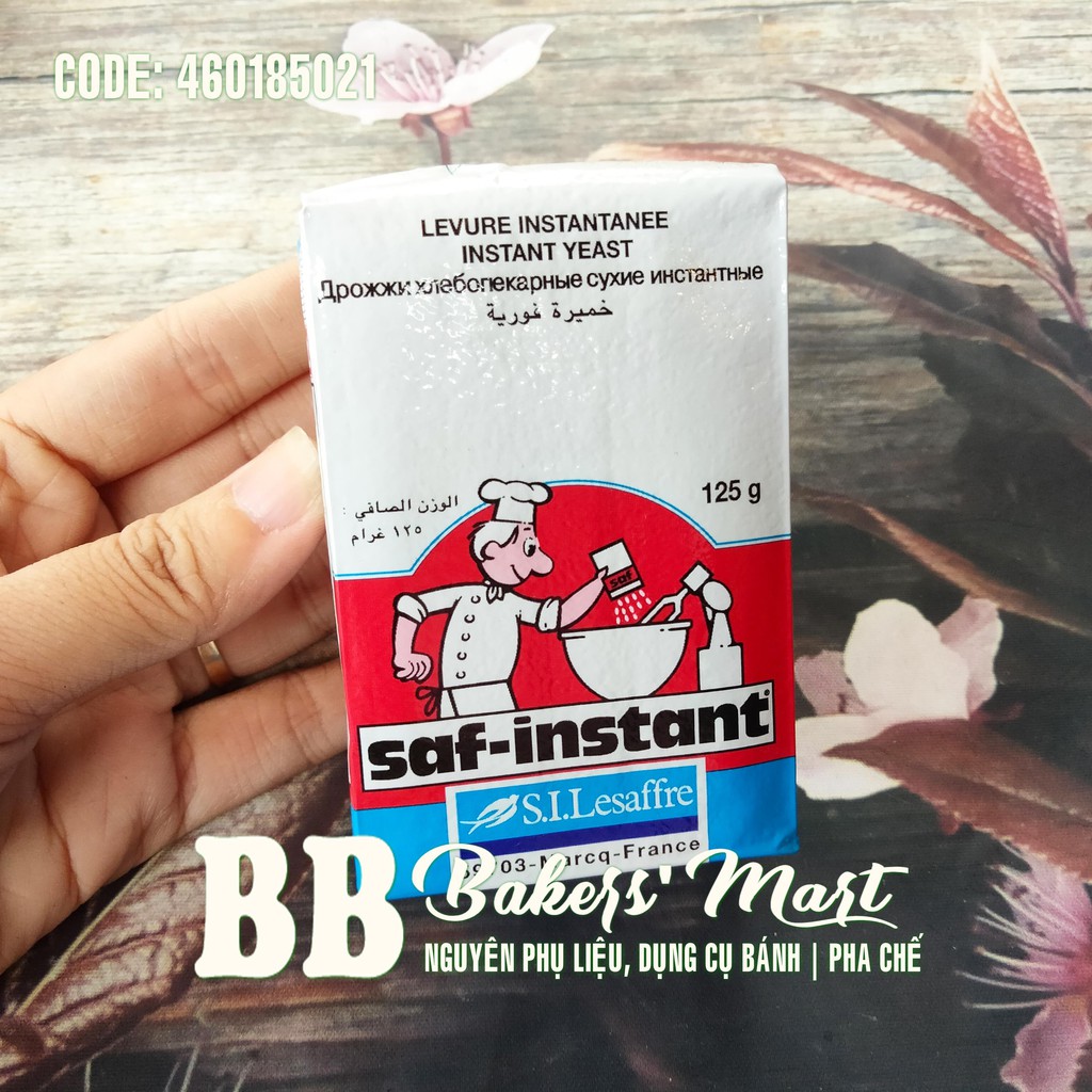 [HCM]Men khô LẠT Saf-Instant ĐỎ - CỤC 125gr