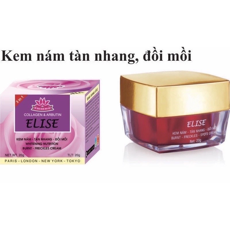 Kem Elise nám tàn nhang đồi mồi 20g