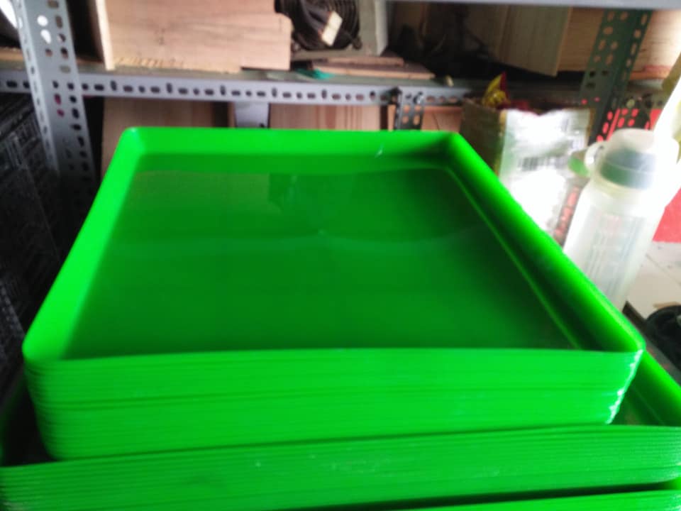 Combo 2 máng hứng phân 40 vuông