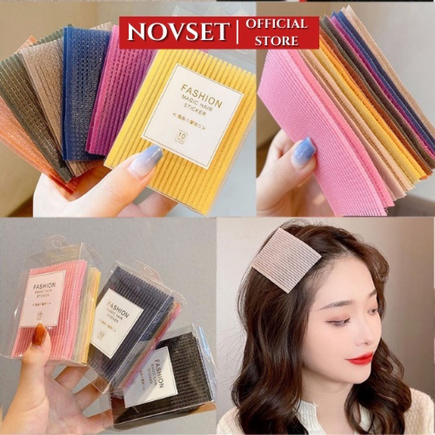 Miếng dán tóc tiện dụng xinh xắn cho nữ 2 miếng [ MÃ C204 - SET 2 CÁI]