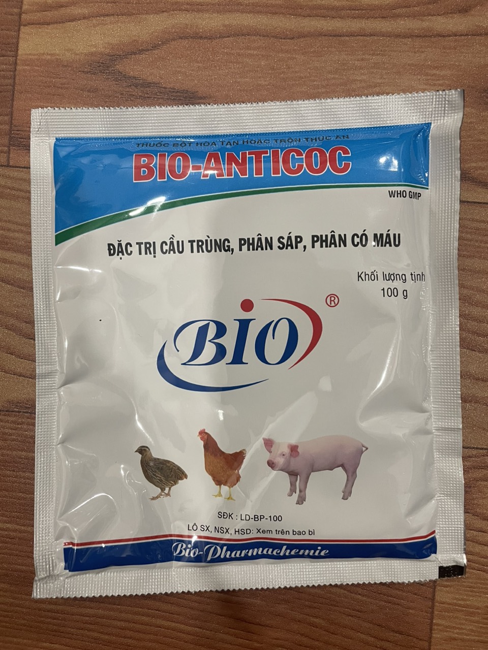 Bột hoà tan Bio - ANTICOC 100g