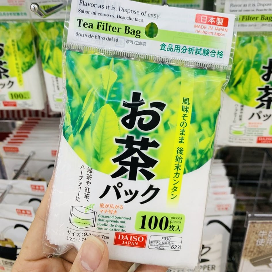 Túi Lọc Trà Daiso gói 100 túi Nhật Bản