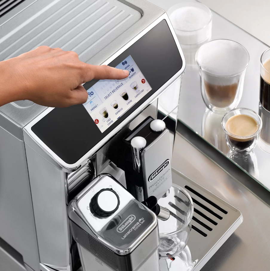 Máy Pha Cà Phê Tự Động DeLonghi PrimaDonna Class ECAM 550.85.MS, Delonghi Coffee Maker, Máy Pha Cafe, Espresso, Capuccino, Kết Nối App, 19 Bar, 2L, Tự Vệ Sinh, Bình Tạo Bọt Rời, Nhập Italy, BH 12 Tháng
