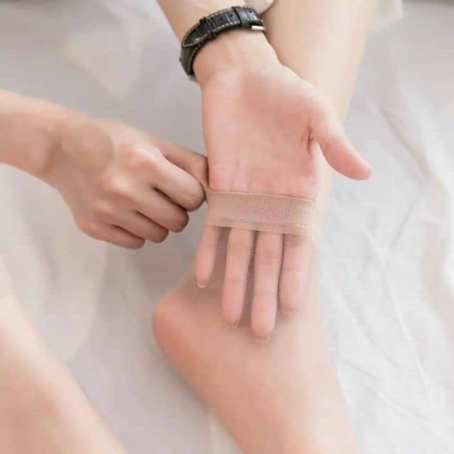 5 đôi tất da chân nữ mỏng siêu dai, tất giấy mỏng dai - TN03